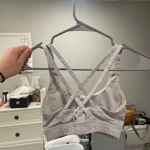 White lululemon energy bra